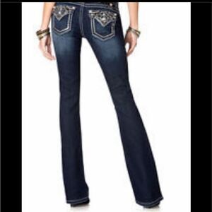 Miss Me JP6122b Boot Cut Jeans SZ 26